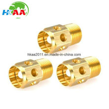 CNC Brass Milling Parts, Brass CNC Turned Hollow Bolt